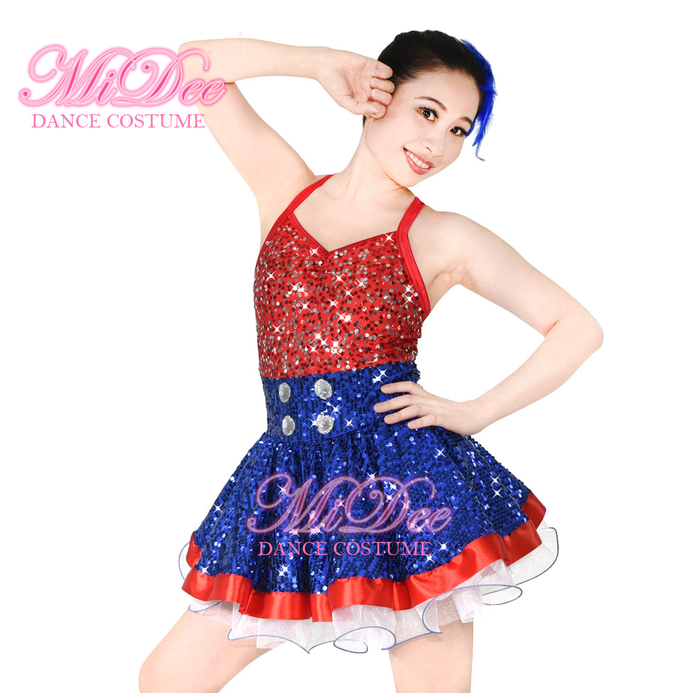 Tutu dress shop red and blue