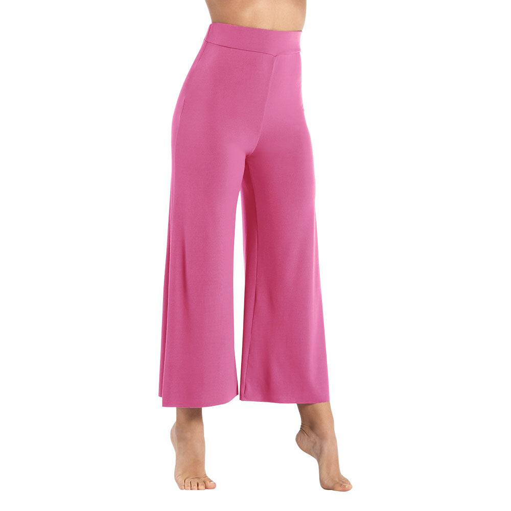 Full Lycra Cropped Wide Leg Pants