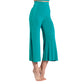 Full Lycra Cropped Wide Leg Pants