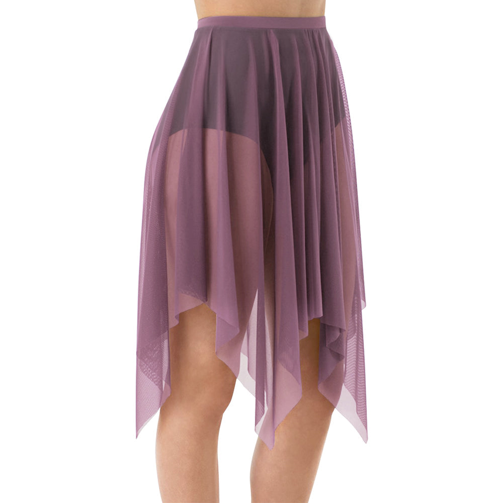 Geometric Skirt Ballet Training Square Mesh Skirt (Exclude Underwear & Leotards)