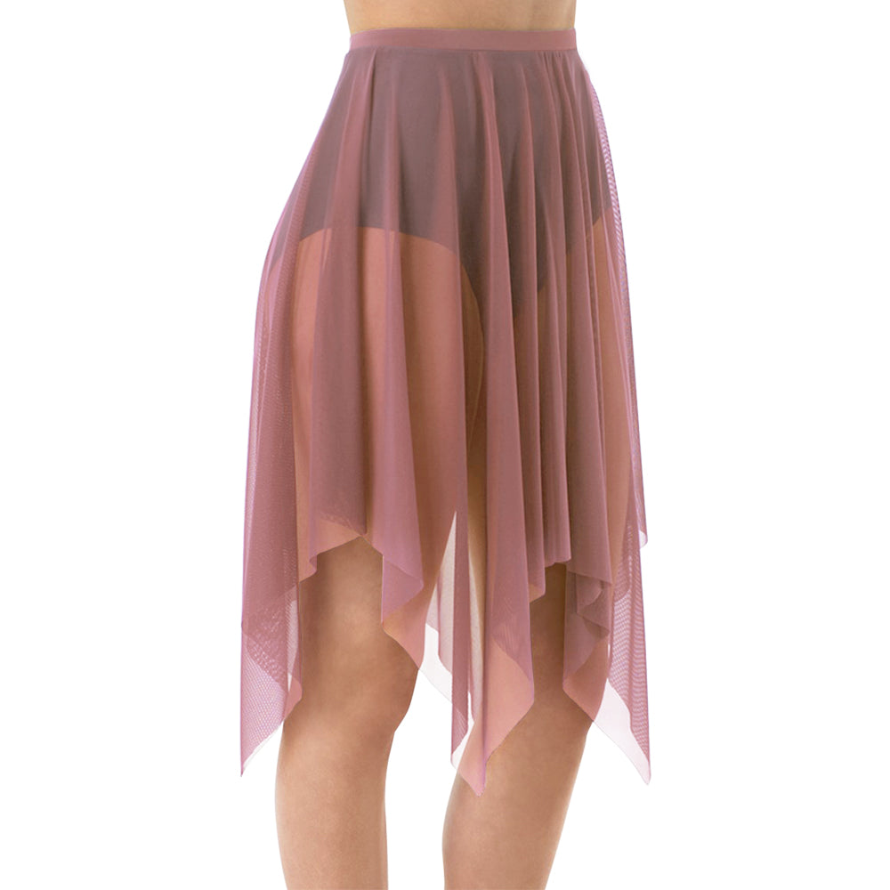 Geometric Skirt Ballet Training Square Mesh Skirt (Exclude Underwear & Leotards)