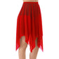 Geometric Skirt Ballet Training Square Mesh Skirt (Exclude Underwear & Leotards)