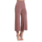 Full Lycra Cropped Wide Leg Pants