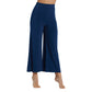 Full Lycra Cropped Wide Leg Pants