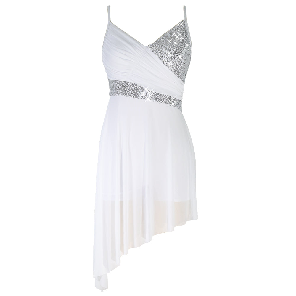 White contemporary dance outlet dress